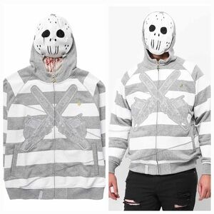 LRG Friday The 47th Ash Grey Zip Hoodie - Men's size XL